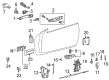 Diagram for Mercedes-Benz CLK55 AMG Door Latch Assembly - 208-720-01-35