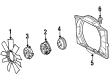 Diagram for Mercedes-Benz SL500 Fan Shroud - 129-500-01-55