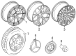 Diagram for Mercedes-Benz Wheel Cover - 000-400-38-00-9715