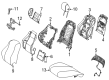 Diagram for Mercedes-Benz GLE53 AMG Seat Cushion - 167-910-88-09-3D66