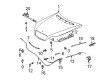 Diagram for Mercedes-Benz S350 Hood Release Cable - 220-880-02-59-64