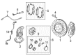 Diagram for Mercedes-Benz SLK55 AMG Brake Pads - 000-420-41-04