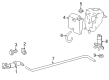 Diagram for Mercedes-Benz E55 AMG Windshield Washer Nozzle - 210-860-16-47