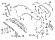 Diagram for Mercedes-Benz SLC43 AMG Bumper Cover - 172-885-51-00-9999
