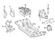 Diagram for Mercedes-Benz CLS450 Engine Mount - 213-240-16-00