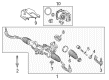 Diagram for Mercedes-Benz GLA250 Rack And Pinion - 246-460-51-01-80