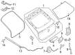 Diagram for Mercedes-Benz EQS 580 SUV Liftgate Lift Support - 296-980-02-00