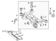 Diagram for Mercedes-Benz CLA250 Axle Beam Mount - 246-351-08-00