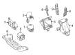 Diagram for Mercedes-Benz E350 Engine Mount - 204-240-54-17