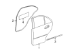 Diagram for Mercedes-Benz C350 Door Seal - 204-690-39-62