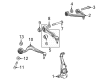 Diagram for Mercedes-Benz S63 AMG E Performance Axle Beam Mount - 213-333-13-00-65