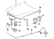 Diagram for Mercedes-Benz 560SEL Hood Hinge - 126-880-01-28