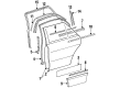 Diagram for Mercedes-Benz 350SD Door Seal - 126-737-01-35