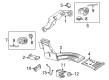 Diagram for Mercedes-Benz CLE53 AMG Air Duct - 206-831-13-00