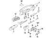 Diagram for Mercedes-Benz 190E Instrument Cluster - 201-680-00-65