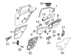 Diagram for Mercedes-Benz S400 Armrest - 221-730-22-94-8L50