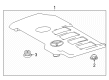 Diagram for Mercedes-Benz Engine Cover - 260-010-00-00