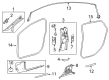 Diagram for Mercedes-Benz EQS 450+ Weather Strip - 297-697-03-00-9G44