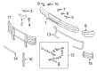Diagram for Mercedes-Benz G500 Grille - 463-880-01-51