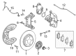 Diagram for Mercedes-Benz E400 Brake Caliper Bolt - 000000-001672