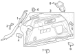 Diagram for Mercedes-Benz GLC63 AMG S E Performance Pillar Panels - 254-690-44-00-9051
