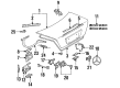 Diagram for Mercedes-Benz 500SEC Emblem - 140-817-27-15