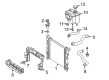 Diagram for Mercedes-Benz CLK63 AMG Coolant Reservoir Hose - 209-501-30-82