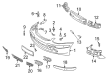 Diagram for Mercedes-Benz SLK230 Grille - 170-885-03-23