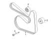 Diagram for Mercedes-Benz S450 Drive Belt - 003-993-87-96
