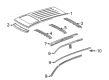 Diagram for Mercedes-Benz ML430 Weather Strip - 163-690-09-08