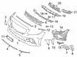 Diagram for Mercedes-Benz C300 Bumper Cover - 205-880-22-05-9999