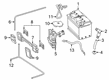 Diagram for Mercedes-Benz GLE53 AMG SUV Battery Sensor - 000-906-15-05