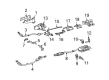 Diagram for Mercedes-Benz CLK550 Exhaust Pipe - 209-490-48-21