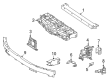 Diagram for Mercedes-Benz EQS 450+ Radiator Support - 297-621-06-00
