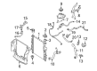 Diagram for Mercedes-Benz ML320 Radiator Support - 220-832-03-14-64