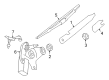 Diagram for Mercedes-Benz ML250 Wiper Arm - 164-820-07-44