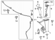 Diagram for Mercedes-Benz GLC63 AMG S E Performance Windshield Washer Hose - 254-860-33-00