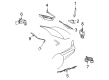 Diagram for Mercedes-Benz Antenna Mast - 203-820-05-75