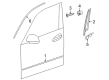 Diagram for Mercedes-Benz GLK350 Door Moldings - 204-720-05-80