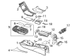 Diagram for Mercedes-Benz CLE53 AMG Center Console - 206-680-94-01-8T92