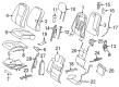 Diagram for Mercedes-Benz CL65 AMG Seat Cushion - 216-910-29-50
