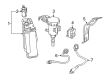 Diagram for Mercedes-Benz CL550 Oxygen Sensor - 008-542-78-18