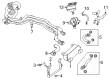 Diagram for Mercedes-Benz GLE63 AMG S SUV Transmission Oil Cooler Hose - 167-500-11-01