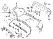 Diagram for Mercedes-Benz GLA45 AMG Bumper Cover - 156-885-26-00