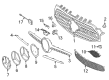Diagram for Mercedes-Benz Emblem - 177-888-42-00-64