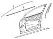 Diagram for Mercedes-Benz EQE SUV AMG Door Moldings - 294-690-17-01-64