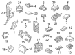 Diagram for Mercedes-Benz GLE350 Accelerator Pedal - 292-300-00-00-64