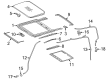 Diagram for Mercedes-Benz G580 Sunroof Motor - 205-900-00-52