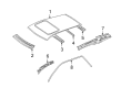 Diagram for Mercedes-Benz GL320 Weather Strip - 164-690-47-98