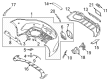 Diagram for Mercedes-Benz AMG GT 63 Bumper - 192-880-92-01-9999